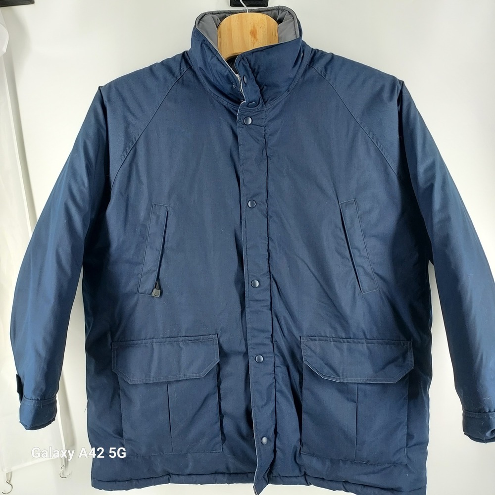 WearGuard Mens Navy Blue Insulated Extreme Cold Work Parka Jacket Style 342 2XL
